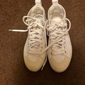 Veja high top tennis shoes